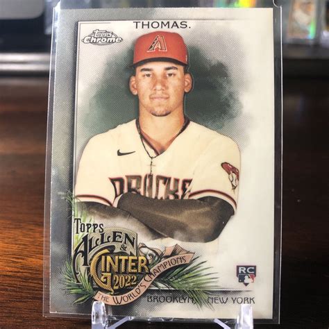 2022 Allen Ginter Chrome Alek Thomas Arizona Diamondbacks 289 EBay