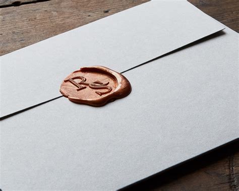 Letterpress Wax Seal Wedding Stationery By Wolf And Ink By Wolf And Ink