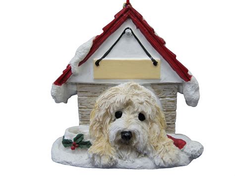 Goldendoodle Christmas Ornament With Magnetic Back Etsy