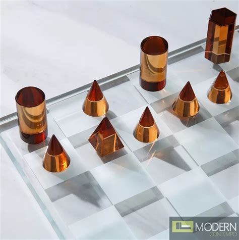 Luxury Crystal Glass Chess Set