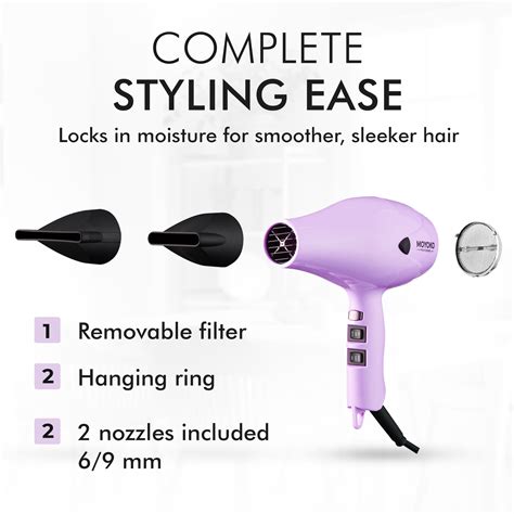 Moyoko E8 Hair Dryer Lilac