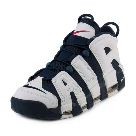 Nike Nike Mens Air More Uptempo Usa Whitenavymtllc Gold 414962