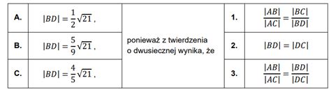 Dany jest trójkąt ABC w którym AB 5 BC 21 AC 4