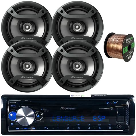 Pioneer DEH-X5000BT Single DIN CD Player Bluetooth USB AUX Radio ...