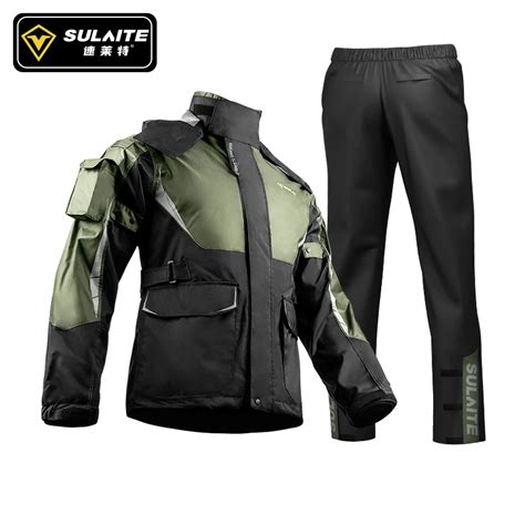 Sulaite Chubasquero De Motocicleta Para Hombre Y Mujer Pantalones De