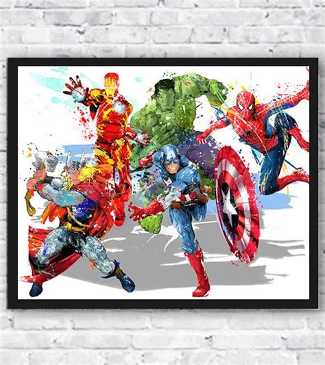 Avengers Superheld Hulk Iron Man Thor Captain America Spiderman