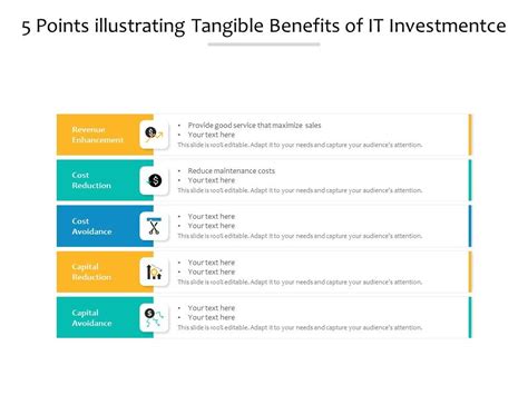 5 Points Illustrating Tangible Benefits Of It Investment | Presentation ...