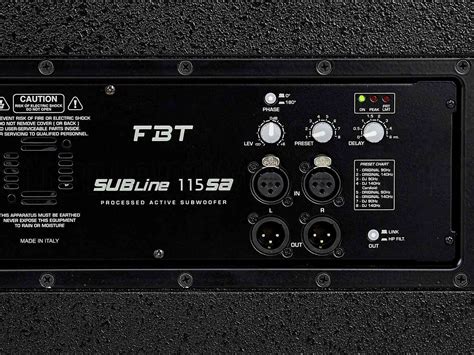 FBT Subline 115SA Strumenti Musicali Net