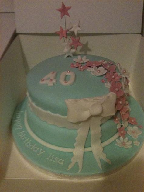 Turqoise Th Decorated Cake By Tracey Cakesdecor