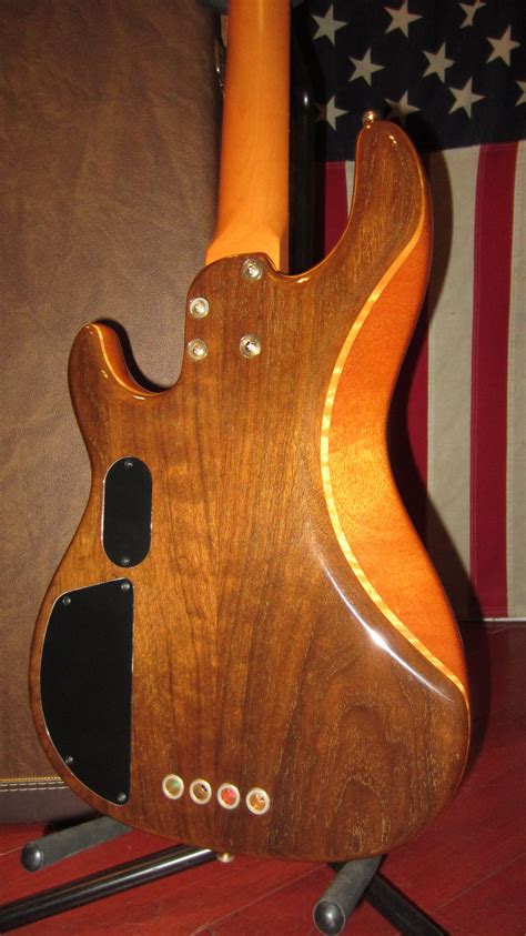 2001 Fender Zone Bass American Deluxe Natural Exotic Tone Woods Guitars Bass Rivington Guitars