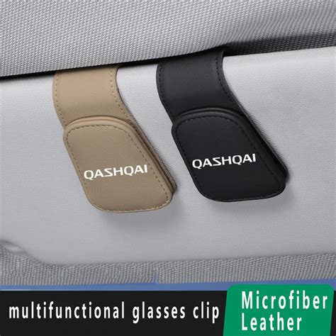 Car Eyeglass Holder Glasses Storage Clip For Nissan Qashqai Auto