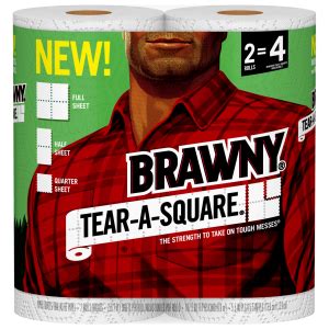 BRAWNY TEAR-A-SQUARE PAPER TOWELS REVIEW - BB Product Reviews