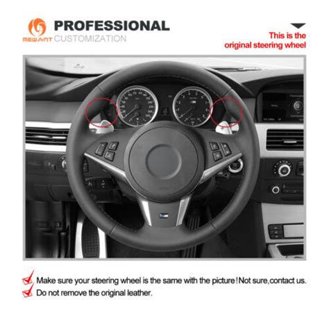 Mewant Pu Leather Steering Wheel Cover For Bmw E M E Cabrio M