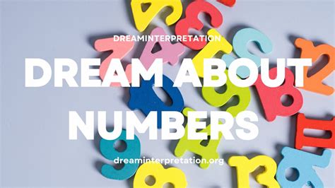 Dream About Numbers? (Interpretation & Spiritual Meaning)