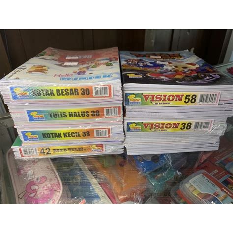 Jual Buku Tulis VISION Semua Jenis Garis Kotak Halus Shopee Indonesia