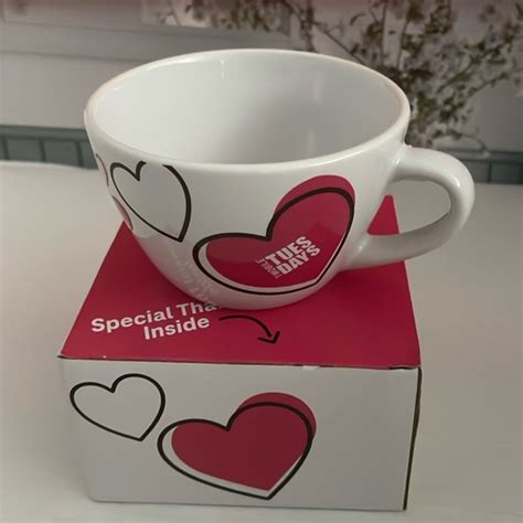 Dining Tmobile Tuesdays Coffee Mug White With Pink Heart Poshmark