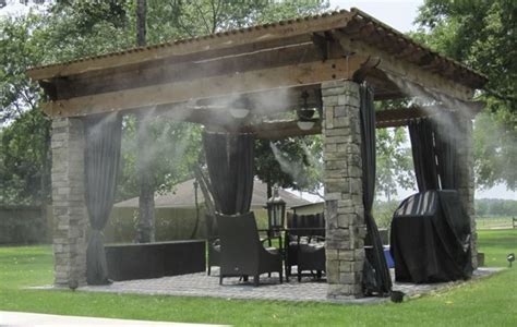 How to use a patio misting system to cool yourself