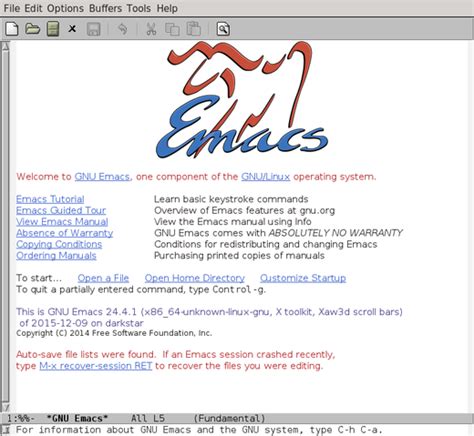 Getting Started With Emacs Text Editor