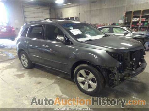 2HNYD2H65AH500237 ACURA MDX TECHNOLOGY PKG View History And Price At