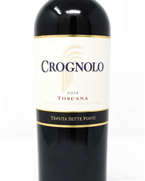 Tenuta Sette Ponti Crognolo Tuscany Italy 2018 Princeville Wine Market