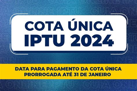 São Vicente prorroga data para pagamento da cota única do IPTU 2024