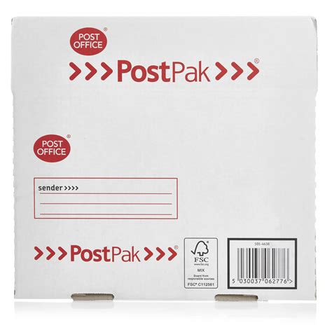 Royal Mail Post Office Postpak Book Box Large Wilko