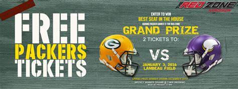 Best Seat In the House | Free Packers Tickets | Red Zone Madison