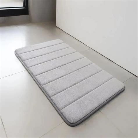 Tapis De Salle De Bain En Mousse M Moire De Forme Antid Rapant Doux