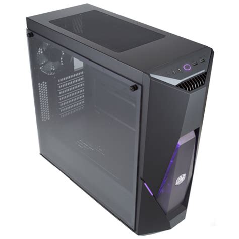 Gabinete Gamer Cooler Master Masterbox K Rgb Mid Tower Black