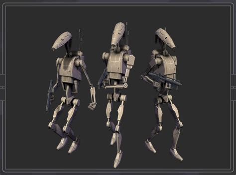 Unit B Series Battledroid Image Ultimate Galactic Civil War Mod For