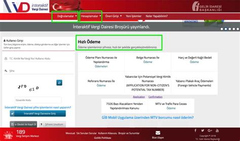 Nteraktif Vergi Dairesine Giri Yapma Ve Ifre Alma