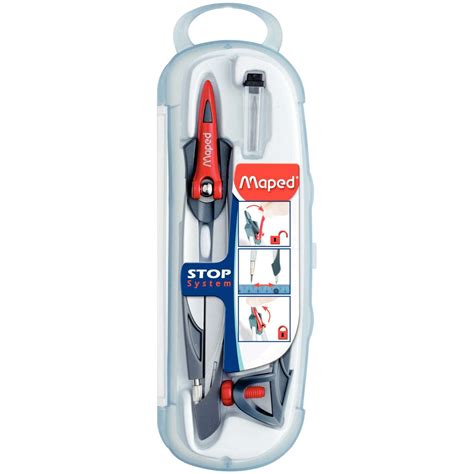 MAPED® Zirkel-Set Stop System, 3-teilig