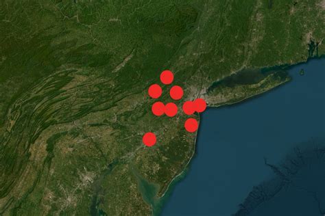 Map Details Mystery Drone Sightings Across Us Newsweek