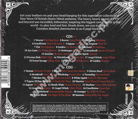 VARIOUS ARTISTS NWOBHM New Wave Of British Heavy Metal 2CD EU