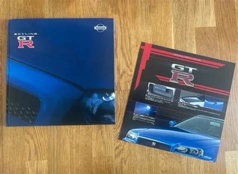 Nissan Skyline Gt R R Gtr Catalog Optional Parts Brochure Jdm Eur