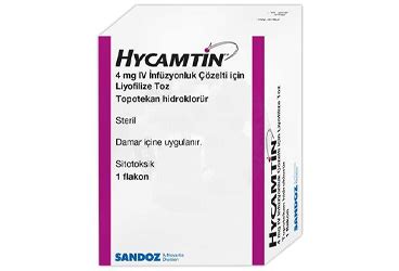 HYCAMTIN IV LIYOFILIZE TOZ ICEREN ENJEKTABL FLAKON 4 MG 1 FLAKON