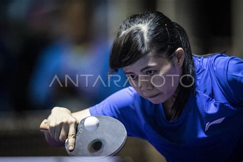 TENIS MEJA INDONESIA MELAJU KE FINAL | ANTARA Foto