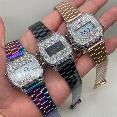 Casio A168 Diamond Limited Edition Womens Fashion Watches