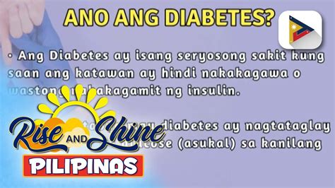 Say Ni Dok Alamin Kung Ano Nga Ba Ang Diabetes At Ang Mga Sintomas