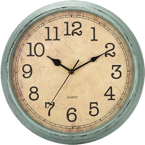 Hylanda Horloge Murale Vintage R Tro Cm Quartz Silencieuse Non Tic