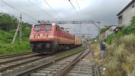 22159 Mumbai CSMT MGR Chennai Central SF Express Hauled By Arakkonam