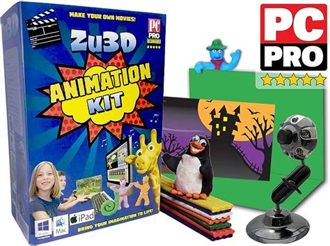 Amazon.com: Zu3D Complete Stop Motion Animation Software Kit For Kids ...