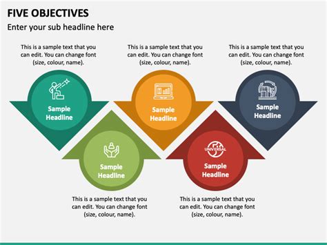 Five Objectives Powerpoint Presentation Slides Ppt Template