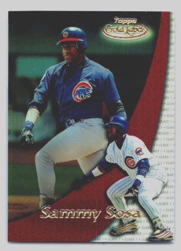 2000 Topps Gold Label Class 1 Sammy Sosa 1 Chicago Cubs Free Shipping