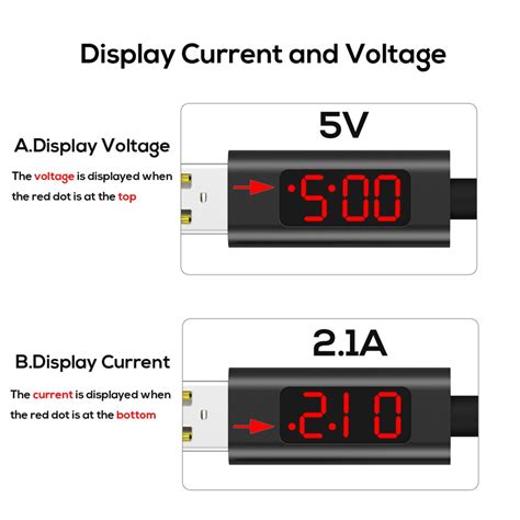 Topk Dline Voltage Current Display Micro Usb Cable Online