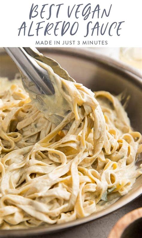 The Best Vegan Alfredo Sauce Made In 3 Minutes 40 Aprons