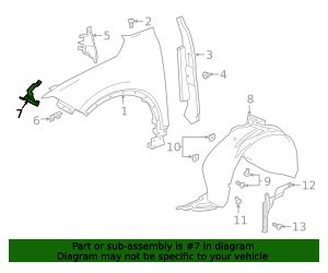 Gm Front Passenger Side Fender Front Bracket Gm Parts Store