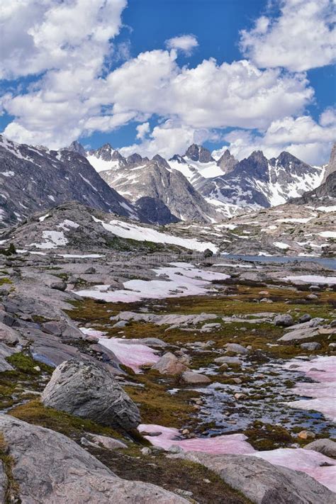 Upper And Lower Jean Lake In The Titcomb Basin Along The Wind River