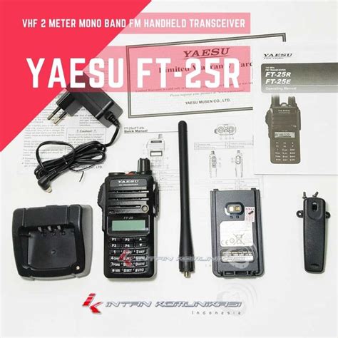 HT Yaesu FT 25R Intan Komunikasi Indonesia