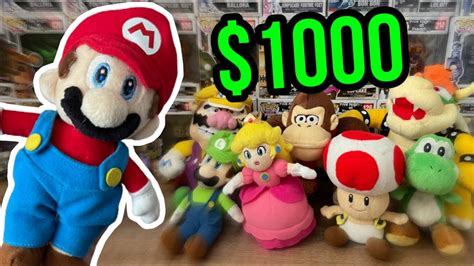 Unboxing The Entire Sanei Mario Party Plush Set In Youtube